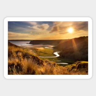 Pennard Pill, Three Cliffs Bay Sticker